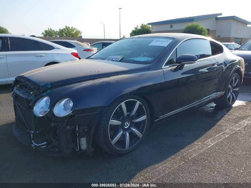 2008 Bentley Continental Gt VIN: SCBCR73W58C054404 Lot: 39926593