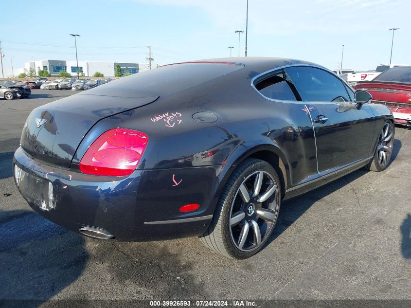 2008 Bentley Continental Gt VIN: SCBCR73W58C054404 Lot: 39926593