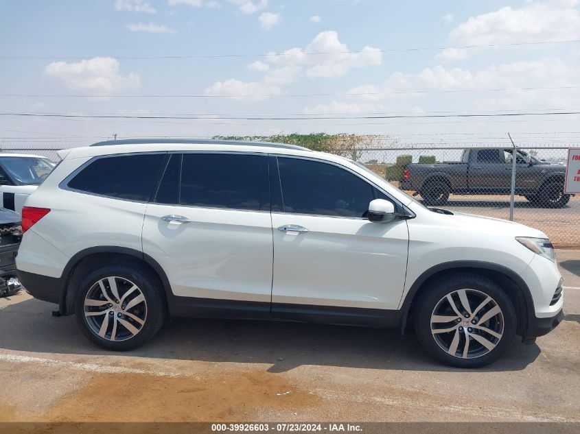 2018 Honda Pilot Elite VIN: 5FNYF6H04JB010655 Lot: 39926603