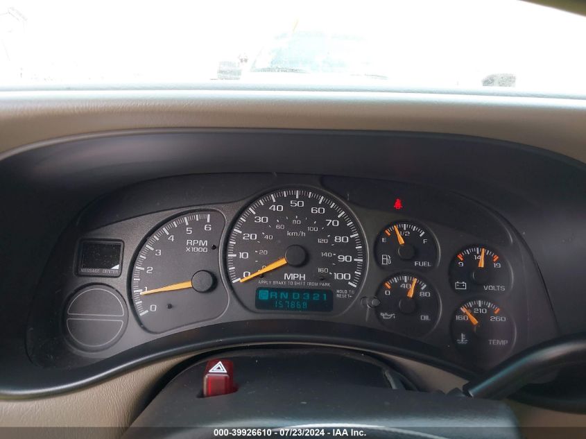 2002 Chevrolet Tahoe Lt VIN: 1GNEC13ZX2R268895 Lot: 39926610