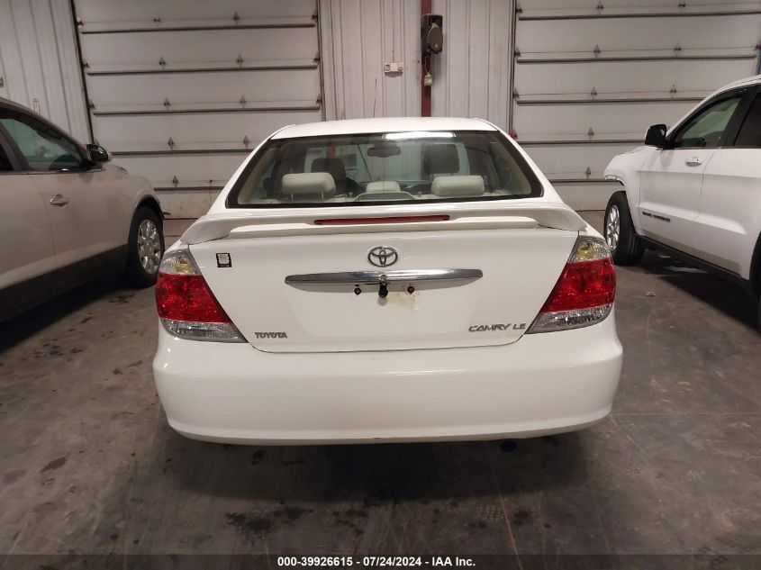 2005 Toyota Camry Le VIN: 4T1BE32K35U016196 Lot: 39926615