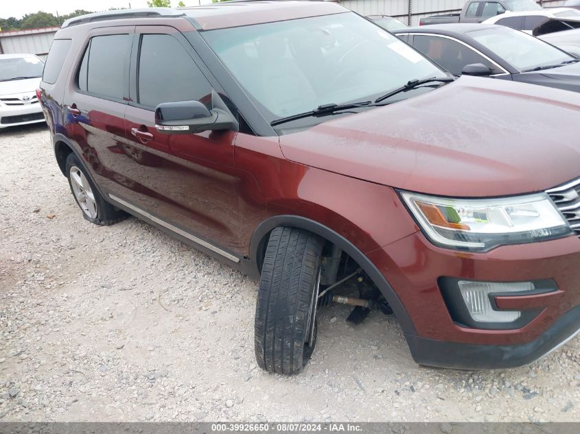 2016 Ford Explorer Xlt VIN: 1FM5K8D88GGC40571 Lot: 39926650