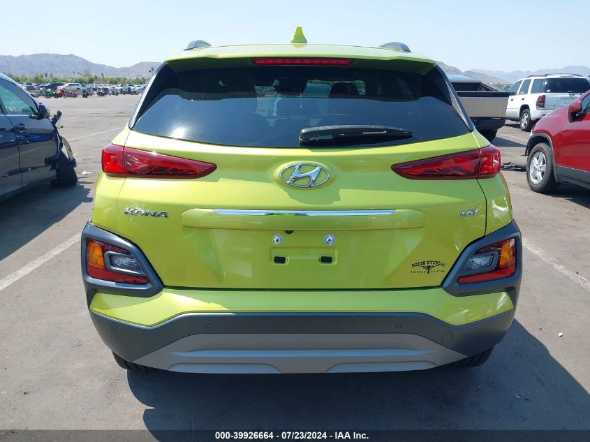 2020 Hyundai Kona Ultimate VIN: KM8K53A50LU541015 Lot: 39926664