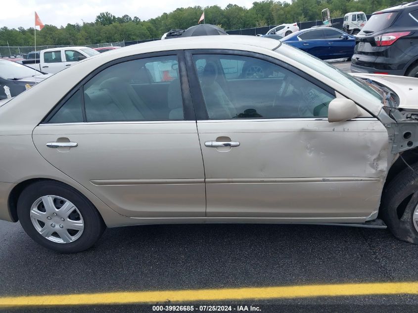 2004 Toyota Camry VIN: 4BIBE32K94U840900 Lot: 39926685