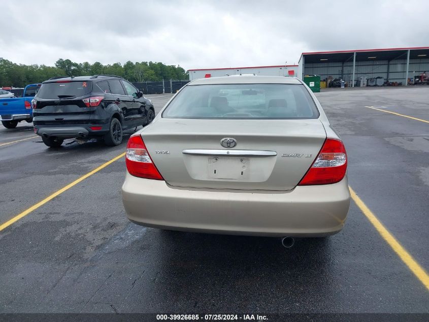 2004 Toyota Camry VIN: 4BIBE32K94U840900 Lot: 39926685