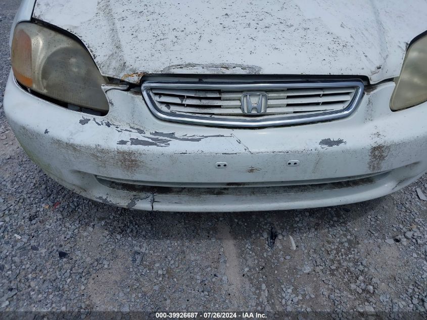 1998 Honda Civic Lx VIN: 2HGEJ667XWH510758 Lot: 39926687