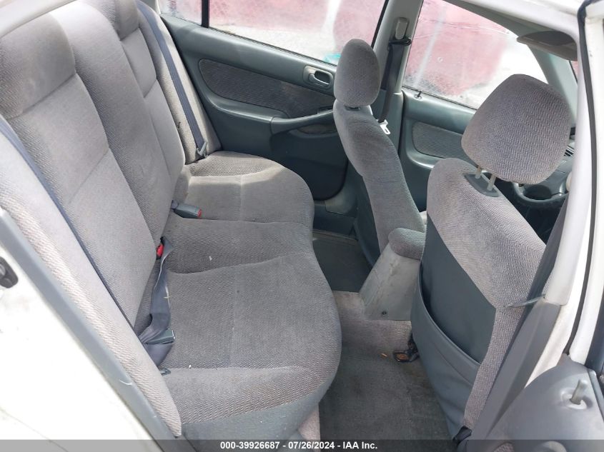 1998 Honda Civic Lx VIN: 2HGEJ667XWH510758 Lot: 39926687