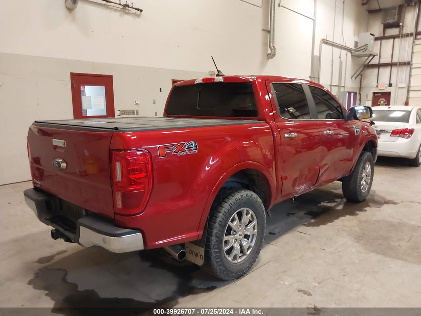 VIN 1FTER4FH6MLD23408 2021 FORD RANGER LARIAT