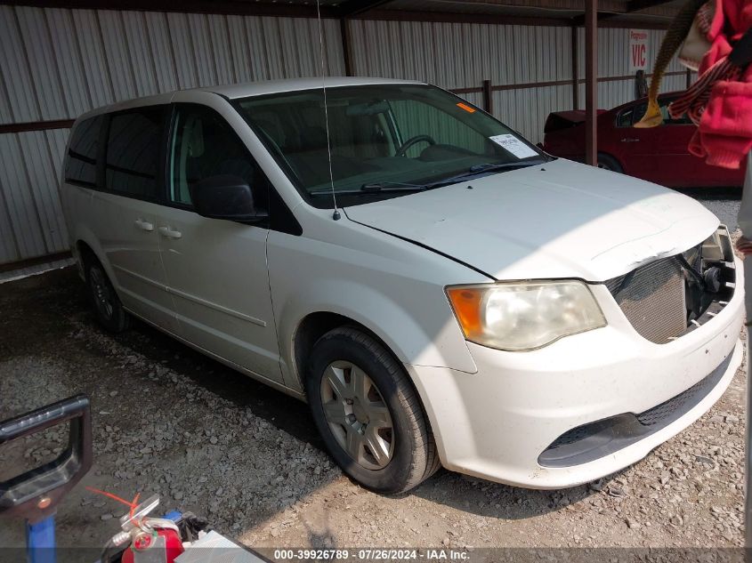 2012 Dodge Grand Caravan Se VIN: 2C4RDGBG3CR405553 Lot: 39926789