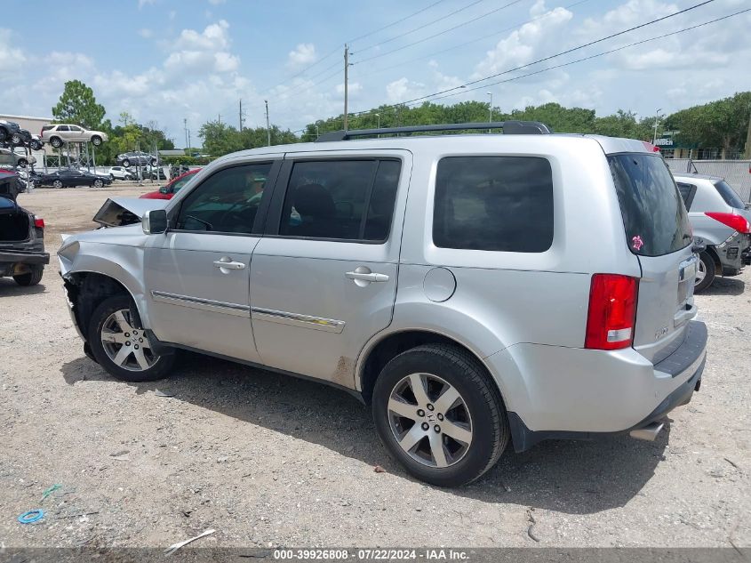 2013 Honda Pilot Touring VIN: 5FNYF3H92DB045177 Lot: 39926808