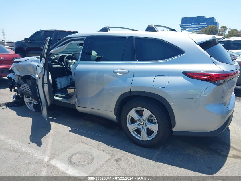 2021 Toyota Highlander L VIN: 5TDCZRAH2MS523518 Lot: 39926841