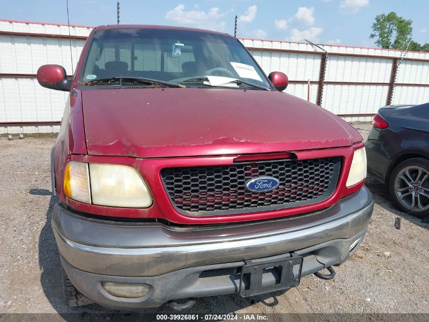2002 Ford F150 VIN: 1FTRX18L22NB02865 Lot: 39926861
