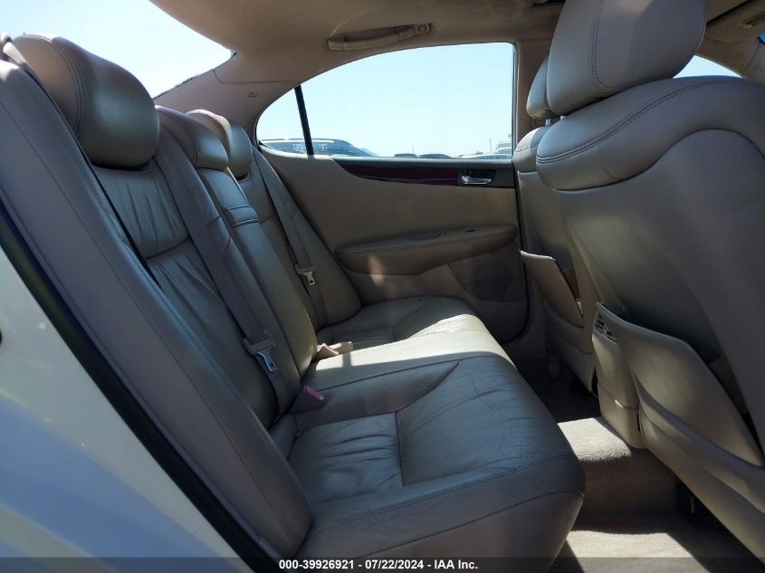 2004 Lexus Es 330 VIN: JTHBA30G345027429 Lot: 39926921