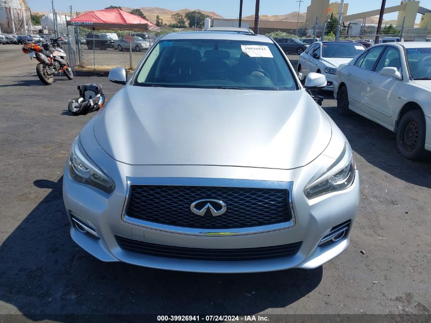 2016 Infiniti Q50 2.0T Premium VIN: JN1CV7AP7GM203329 Lot: 39926941