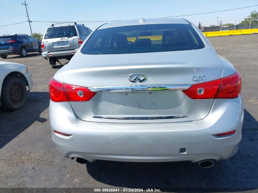 2016 Infiniti Q50 2.0T Premium VIN: JN1CV7AP7GM203329 Lot: 39926941