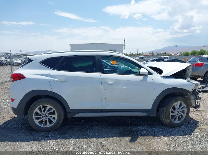2018 Hyundai Tucson Sel VIN: KM8J3CA48JU767809 Lot: 39926972