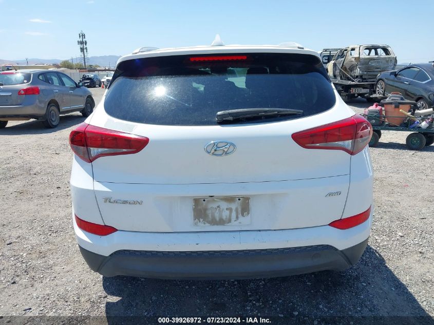 2018 Hyundai Tucson Sel VIN: KM8J3CA48JU767809 Lot: 39926972