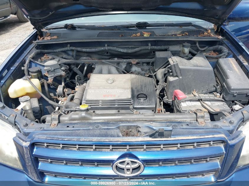 2003 Toyota Highlander Limited V6 VIN: JTEHF21A330131024 Lot: 39926980