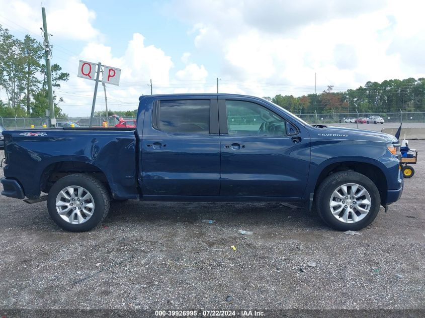 2022 Chevrolet Silverado 1500 4Wd Short Bed Custom VIN: 1GCPDBEK4NZ599030 Lot: 39926995