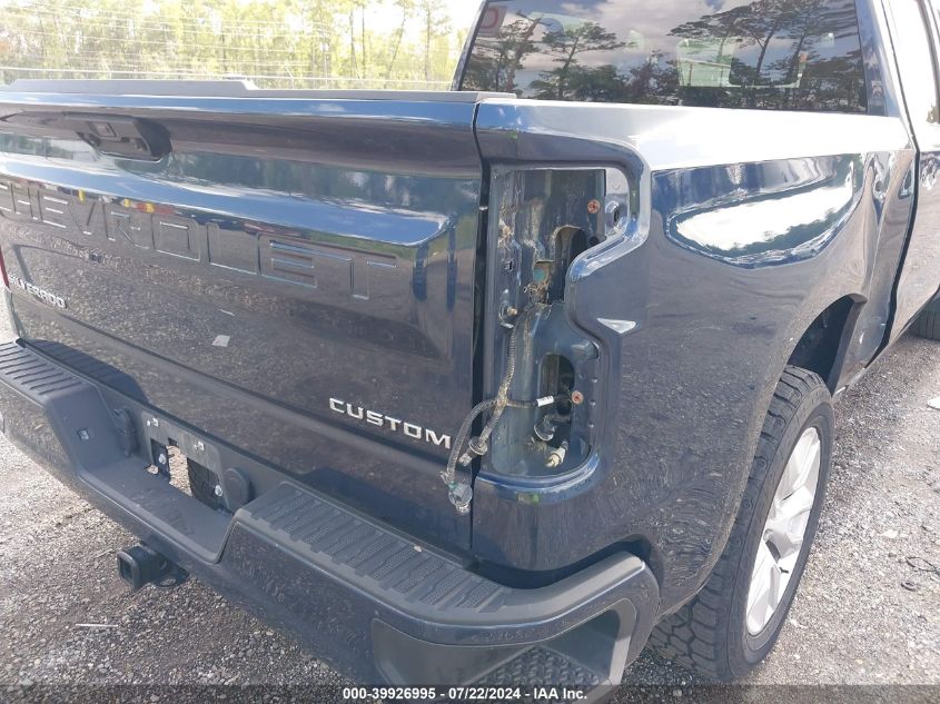 2022 Chevrolet Silverado 1500 4Wd Short Bed Custom VIN: 1GCPDBEK4NZ599030 Lot: 39926995