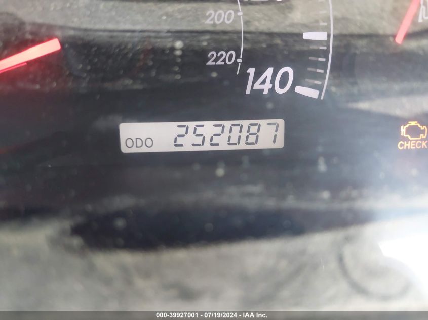 2005 Toyota Camry Xle V6 VIN: 4T1BF30K35U092954 Lot: 39927001