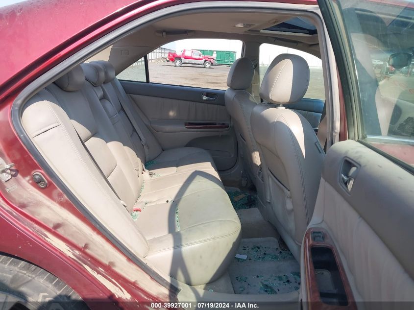 2005 Toyota Camry Xle V6 VIN: 4T1BF30K35U092954 Lot: 39927001