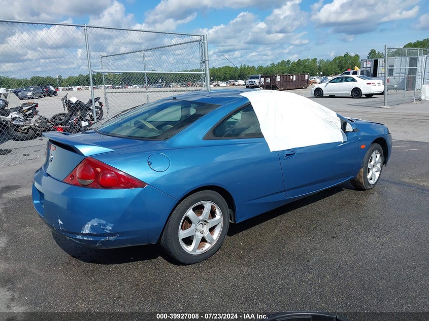 2000 Mercury Cougar V6 VIN: 1ZWHT61L8Y5643628 Lot: 39927008