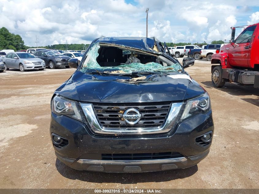 2019 Nissan Pathfinder Sv VIN: 5N1DR2MNXKC610512 Lot: 39927015