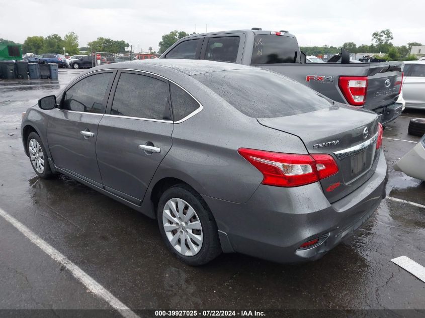 2017 Nissan Sentra S VIN: 3N1AB7APXHY212556 Lot: 39927025