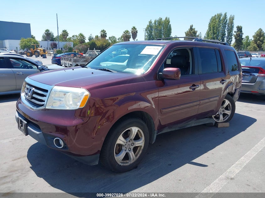 2013 HONDA PILOT EX-L - 5FNYF4H56DB081490
