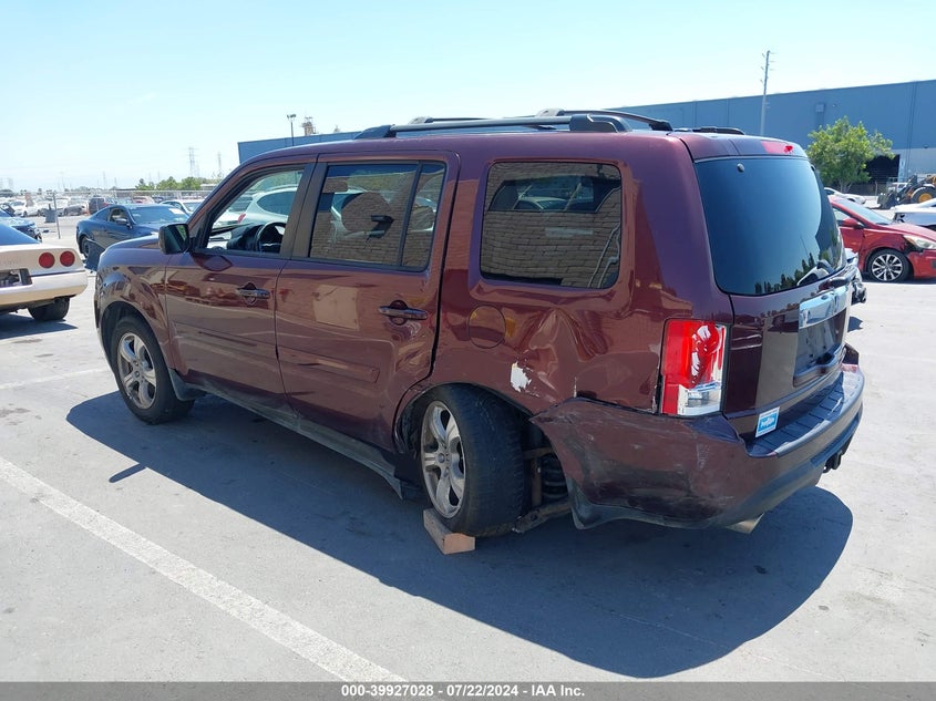2013 HONDA PILOT EX-L - 5FNYF4H56DB081490