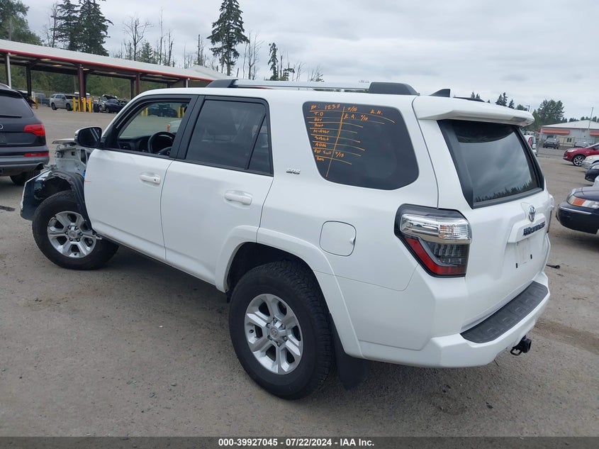 VIN JTENU5JR0P6202201 2023 TOYOTA 4RUNNER SR5 PREMIUM