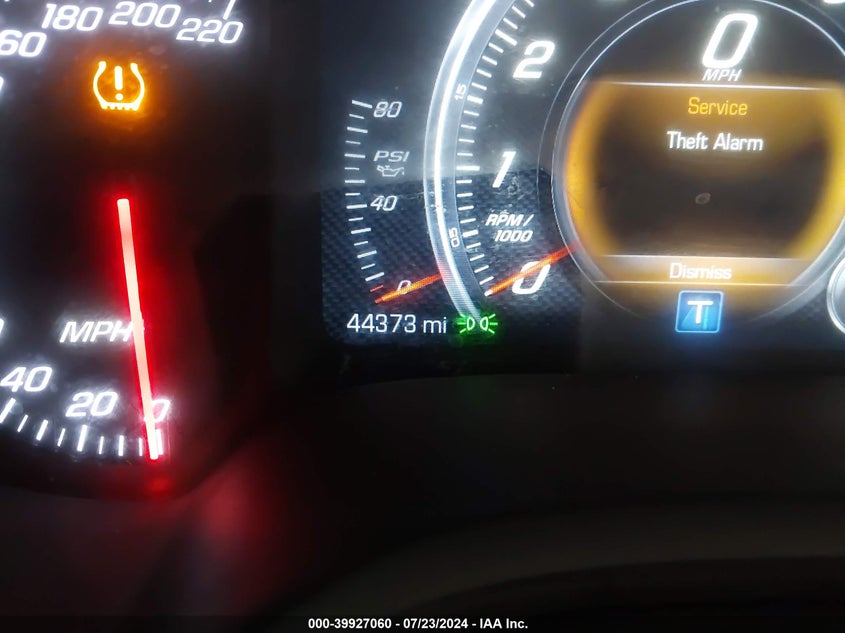 2015 CHEVROLET CORVETTE VIN: 1G1YS2D60F5607558