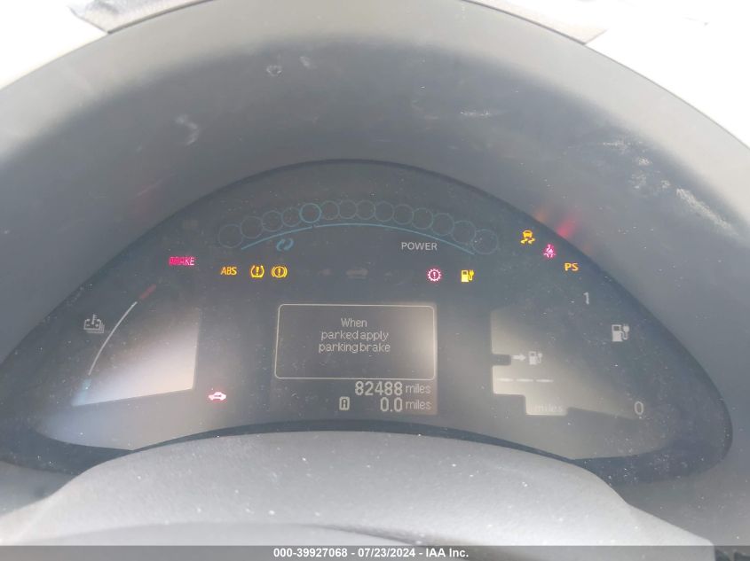 2011 Nissan Leaf Sl VIN: JN1AZ0CP0BT008588 Lot: 39927068