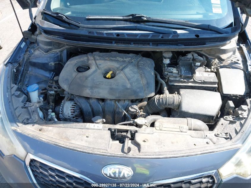 2014 Kia Forte Ex VIN: KNAFZ4A81E5058699 Lot: 39927135