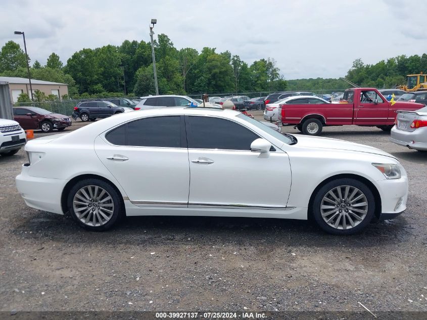 2013 Lexus Ls 460 VIN: JTHBL5EFXD5123256 Lot: 39927137