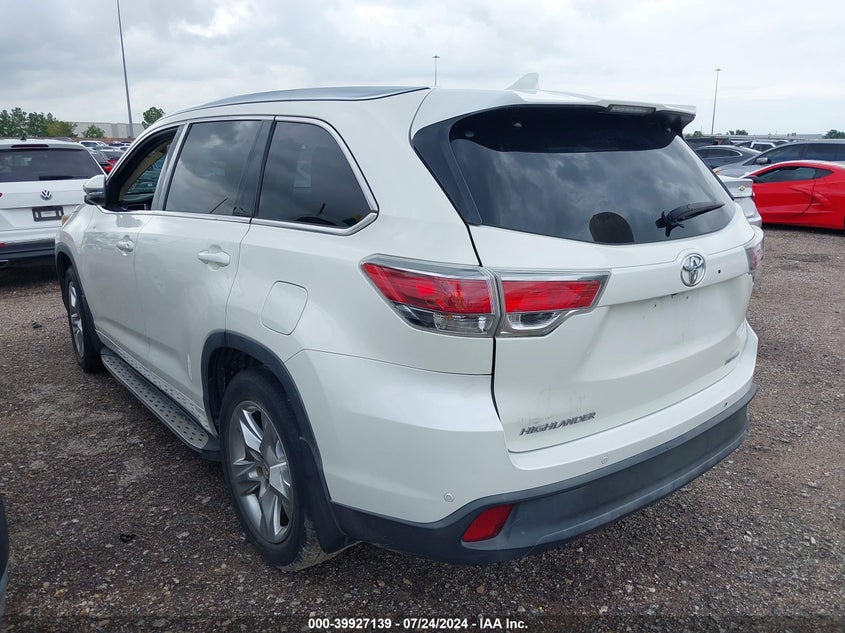 2015 TOYOTA HIGHLANDER LIMITED V6 - 5TDYKRFH7FS114548