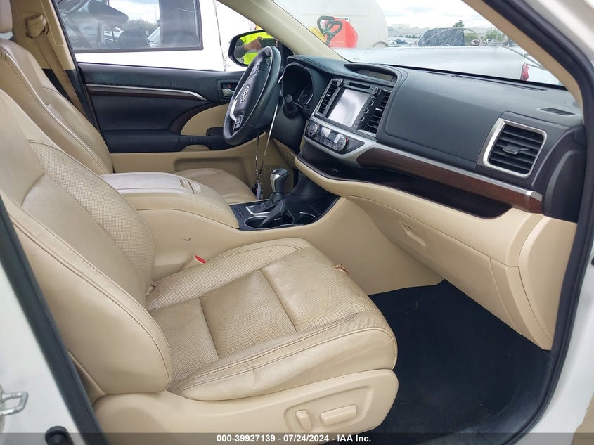2015 TOYOTA HIGHLANDER LIMITED V6 - 5TDYKRFH7FS114548