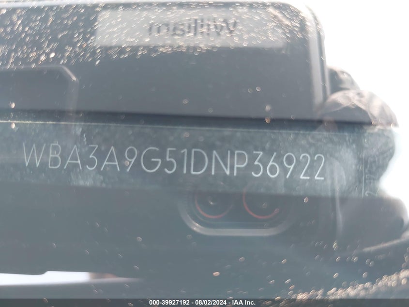 2013 BMW 335I - WBA3A9G51DNP36922