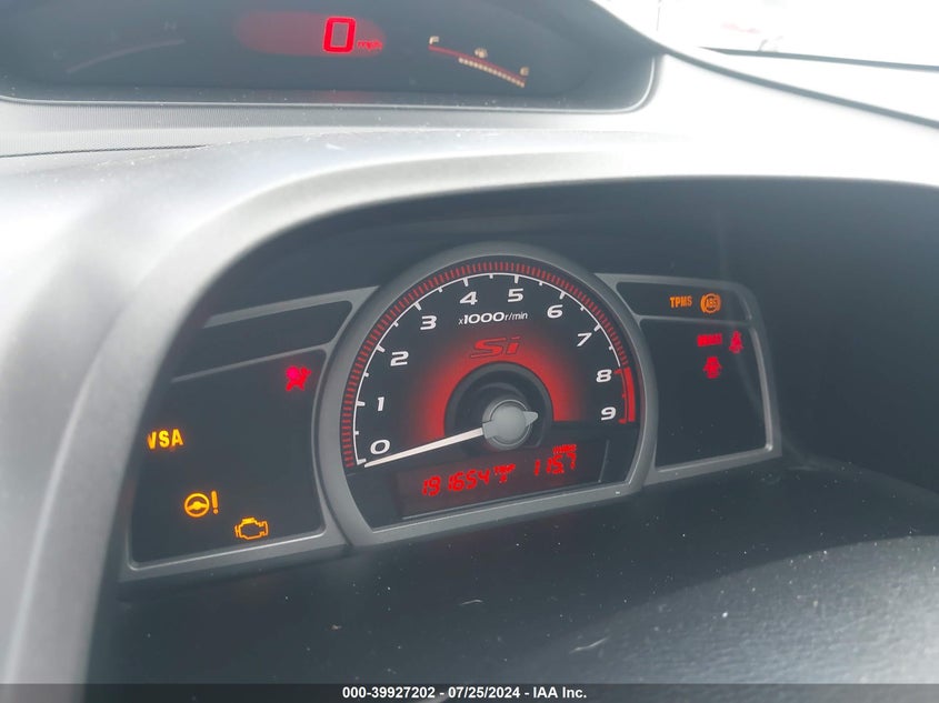 2008 Honda Civic Si VIN: 2HGFG21548H702682 Lot: 39927202