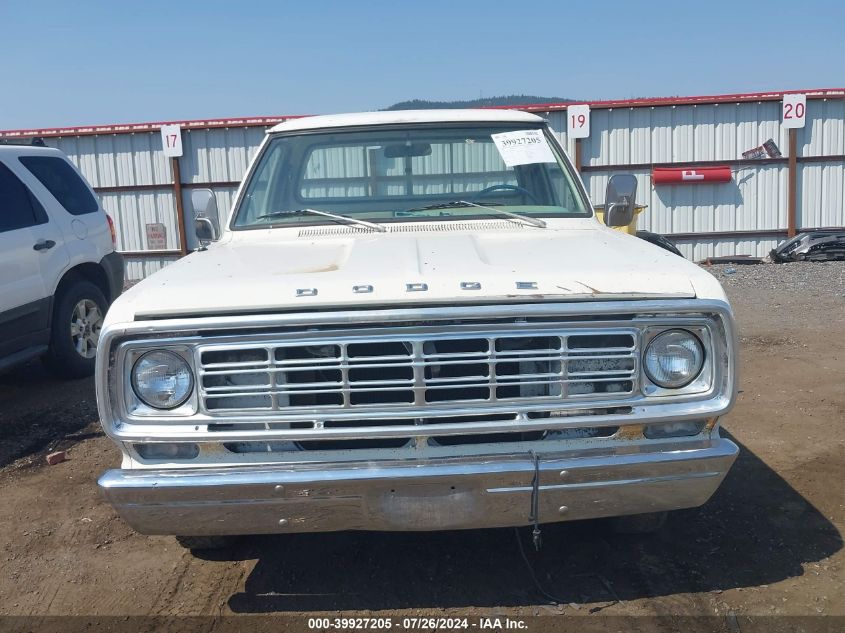 D24BE6S257568 1976 Dodge Pickup