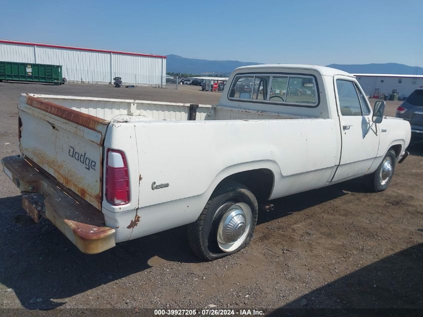 D24BE6S257568 1976 Dodge Pickup