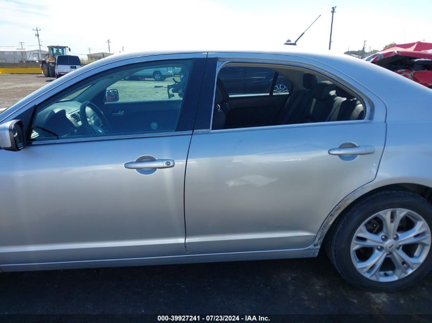 2012 Ford Fusion Se VIN: 3FAHP0HA7CR349596 Lot: 39927241