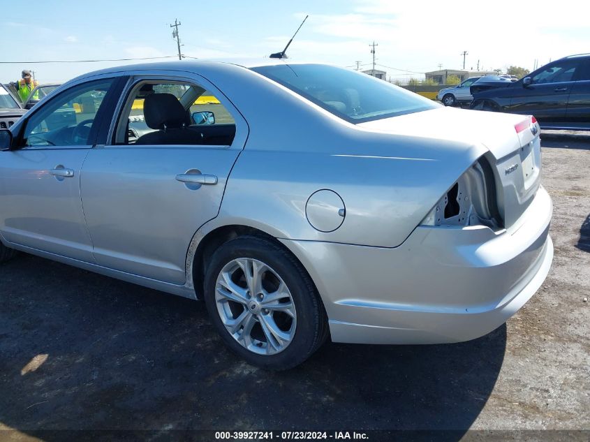 2012 Ford Fusion Se VIN: 3FAHP0HA7CR349596 Lot: 39927241