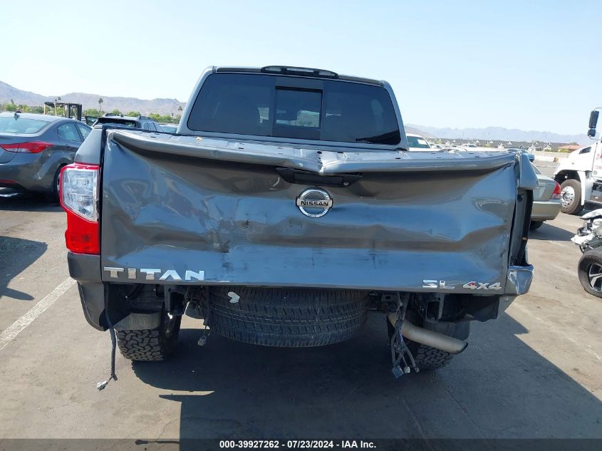 2017 Nissan Titan Sl VIN: 1N6AA1E57HN554756 Lot: 39927262