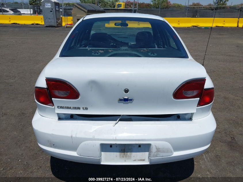 2000 Chevrolet Cavalier Ls VIN: 1G1JF524XY7339120 Lot: 39927274