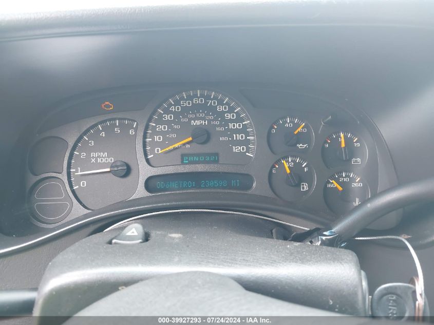 2003 Chevrolet Tahoe C1500 VIN: 1GNEC13Z43R227194 Lot: 39927293