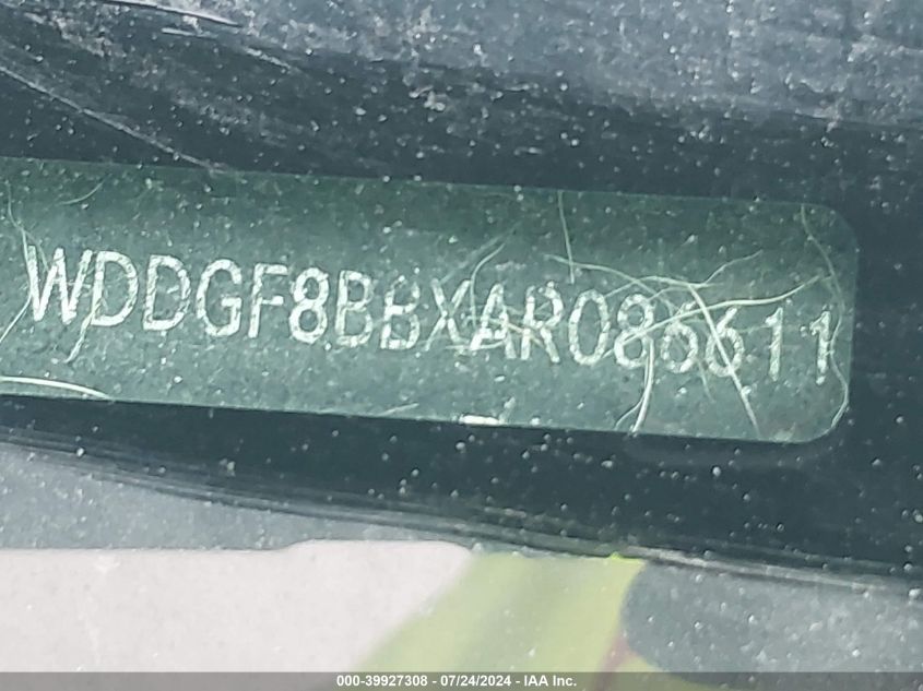2010 Mercedes-Benz C 300 Luxury 4Matic/Sport 4Matic VIN: WDDGF8BBXAR086611 Lot: 39927308