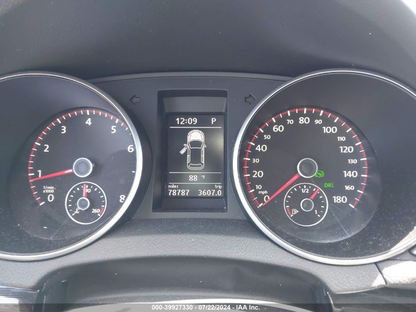 2011 Volkswagen Gti 2-Door VIN: WVWFD7AJ7BW103415 Lot: 39927330