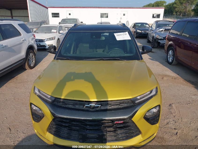 2023 Chevrolet Trailblazer Fwd Rs VIN: KL79MTSL9PB093164 Lot: 39927347